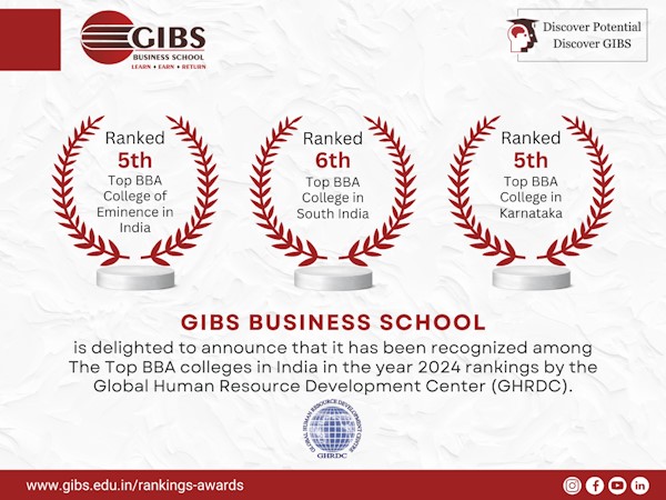 GIBS Business School Soars to New Heights with Top Rankings in 2024 GHRDC BBA Colleges Survey