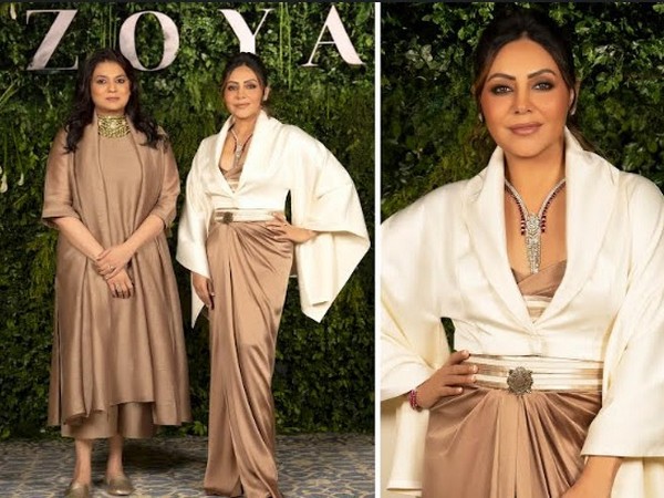 Business Head Amanpreet Ahluwalia and Gauri Khan celebrating Zoya's most iconic collections