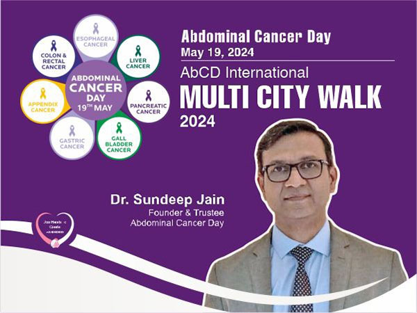 Abdominal Cancer Trust, founded by Dr Sundeep Jain, organizes Multi City Walk