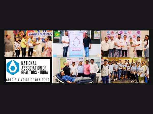 NAR India, in Collaboration with Leading Real Estate Associations, Facilitates Donation of 1000+ Units of Blood to Government and Hospitals