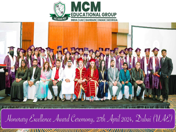 MCM Academy Organised HONORARY EXCELLENCE AWARD CEREMONY 2024 in Dubai