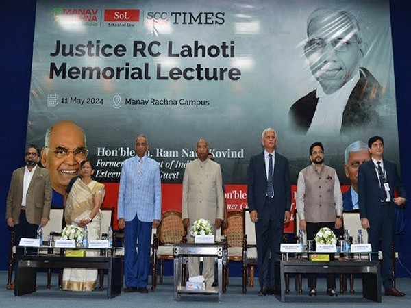 Ram Nath Kovind, Former President of India, Visits Manav Rachna Campus; Graces Justice RC Lahoti Memorial Lecture as the Chief Guest