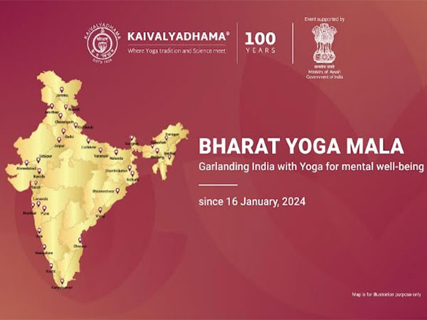 Bharat Yoga Mala by Kaivalyadhama, receives rousing welcome across cities in an attempt to help improve Mental and Physical Wellbeing of Indians