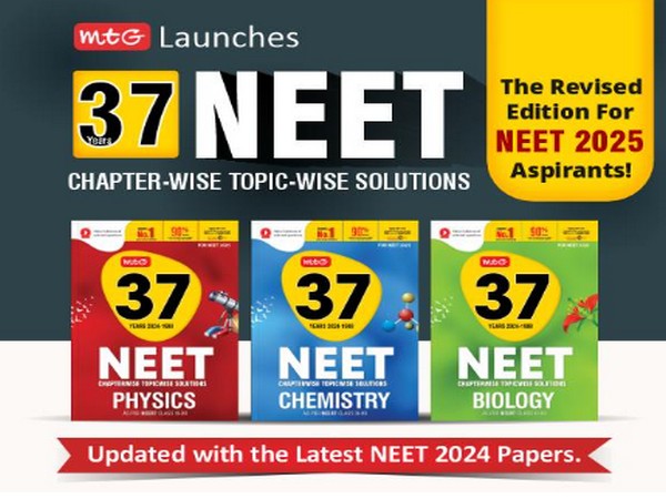 MTG Launches the Revised Edition of 37 Years NEET Chapter-wise Topic-wise PYQ For NEET 2025, Just in 2 Days After NEET 2024