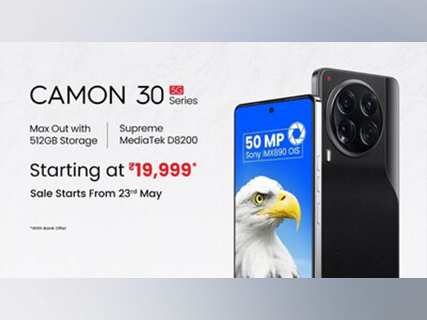 TECNO CAMON 3O Series goes on sale in India