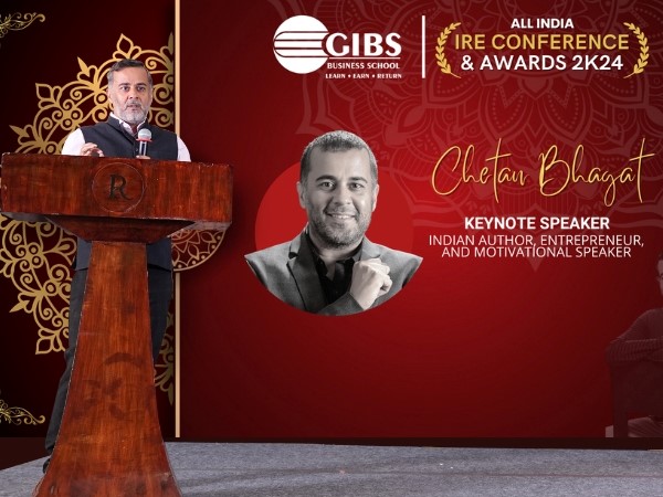 A Day of Excellence and Innovation: Glimpses from GIBS IRE Conference & Awards 2K24 Featuring Chetan Bhagat
