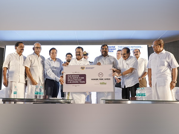 Adv. P S Sreedharan Pillai, Governor of Goa flags off Hunger Free World Programme at Malabar HQ, Kozhikode