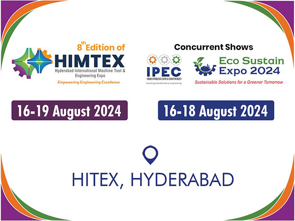 Hyderabad prepares to host Triad of Industry Events: HIMTEX, India Process Expo & Conference (IPEC), and Eco Sustain Expo