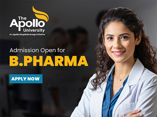 The Apollo University, Chittoor, AP offers B.Pharma