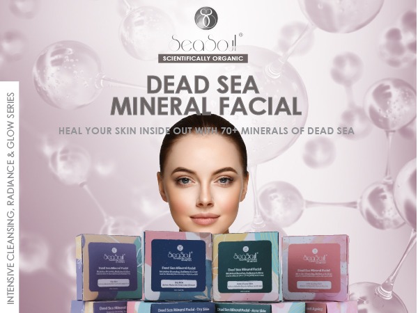 Latest product range from SeaSoul Cosmeceuticals, powered by dead sea minerals