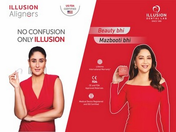 Madhuri Dixit Nene and Kareena Kapoor Khan Encouraging People to Choose Superior Quality Dental Products from Illusion