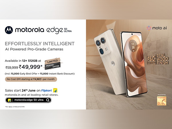 Motorola launches the motorola edge50 Ultra