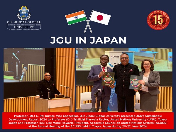 Universities in Global South can be Changemakers to Achieve UN Sustainable Development Goals: JGU Vice Chancellor at Annual Meeting of the ACUNS in Tokyo