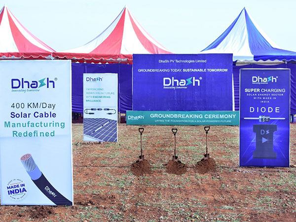 Bhoomi Pujan and Groundbreaking Ceremony of DhaSh PV Technologies Limited in Sira, Tumkur