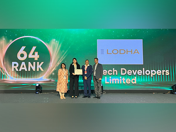 Lodha, India's largest real estate developer recognised as the Best in the Real Estate Industry and one of 'India's Best Companies to Work For' in the Great Place to Work's Best Workplaces™ Lists 2024