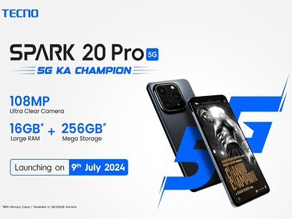 TECNO SPARK 20 Pro will launch on 9th July