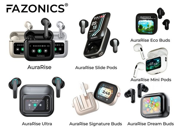 FAZONICS® Becomes First Indian Brand to Launch True Wireless Earbuds with SmartDisplay Touchscreen