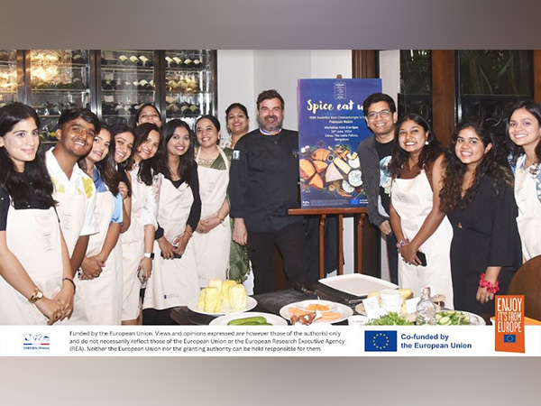 Cheesemonger Francois Robin with participants at the workshop