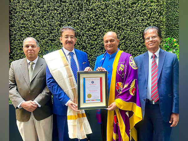 Dr Sandeep Marwah Honored with Prestigious Title "Lotus of World Peace" in New York