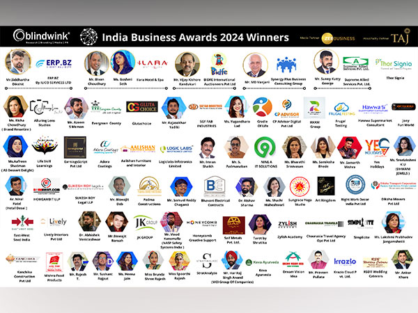 Blindwink Announces The Winners Of India Business Awards 2024
