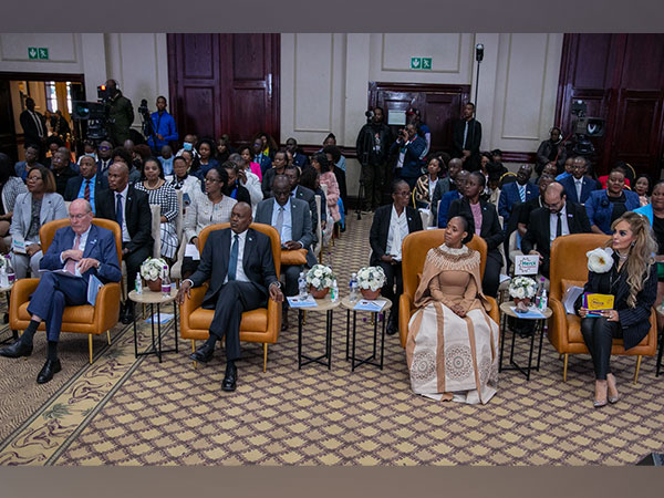 Merck Foundation Chairman & CEO with Botswana President and First Lady during the launch of their programs.