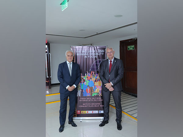 Ambassador of Spain, Juan Antonio March Pujol and Ambassador of Finland, Kimmo Lahdevirta at launch of film festival in New Delhi in collaboration with ETI Services