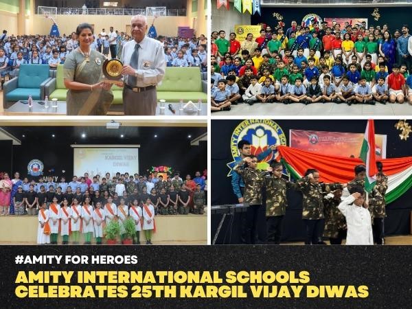 Amity International School Sparks Patriotism in Youth with Amity for Heroes: 25th Kargil Vijay Diwas Bash