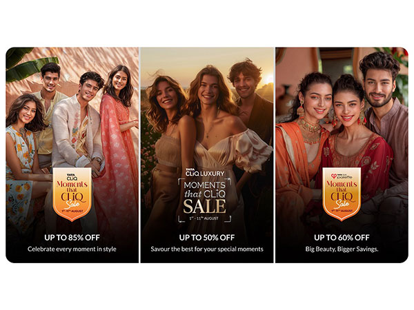 Tata CLiQ, Tata CLiQ Luxury, and Tata CLiQ Palette announce Moments that CLiQ Sale