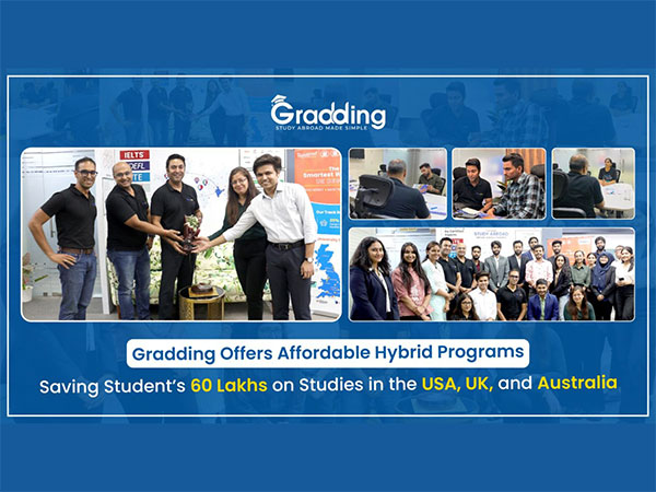 Gradding offers affordable hybrid programs, saving student's 60 lakhs on studies in the USA, UK, and Australia