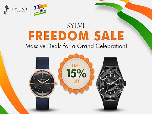 Sylvi Announces Massive Freedom Sale on Watches for Independence Day 2024!