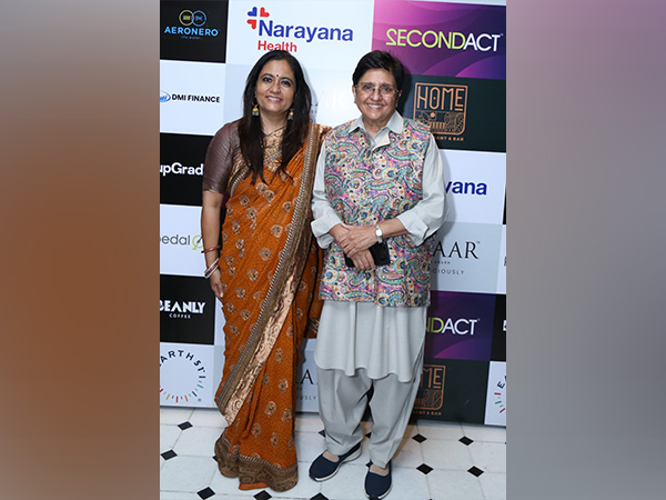 L-R- Archana Dutta, Founder and CEO, SecondAct and Kiran Bedi