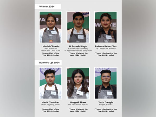 Winners and Runner-ups for the Young Chef Young Waiter and Young Mixologist (YYY) India 2024