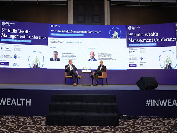 Panellists Daniel Farley, Executive VP, State Street Global Advisors & Shamit Chokshi, CFA, Director, CFA Society India, at the 9th IWMC