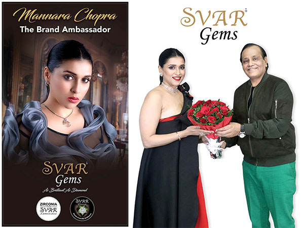 SVAR Gems Introduces Mannara Chopra as Brand Ambassador  A Historic First in the Indian Gem Industry