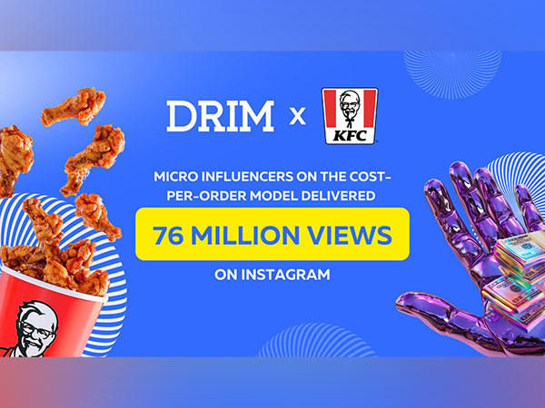 DRIM's cost-per-order model benefits both the advertiser and influencers, who pay or get paid, for every order