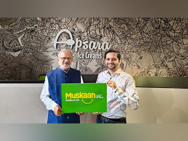 (L to R): Nemchand Shah, Founder Partner, Apsara Ice Creams & Keyur Shah, Managing Partner, Apsara Ice Creams launched initiative titled - Muskaan as part of their 53rd Anniversary celebration