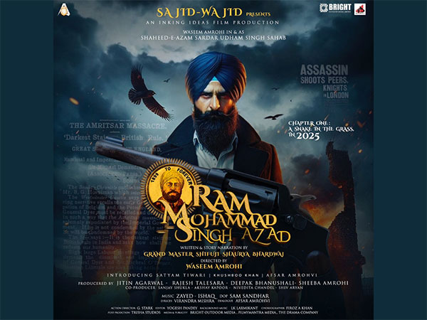 First look at Waseem Amrohi's Film "Ram Mohammad Singh Azad" Presented by The King of Bollywood Music, Sajid-Wajid*, Written by Grandmaster Shifuji SB