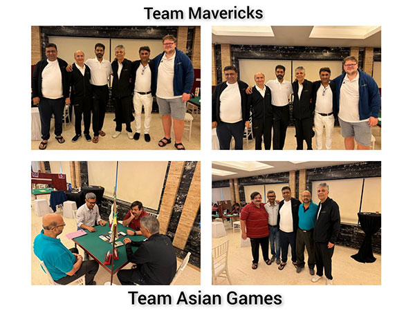 Subodh Maskara, organiser alongwith Team Mavericks and Team Asian Games at the Mavericks Premier League 2024 in Mumbai