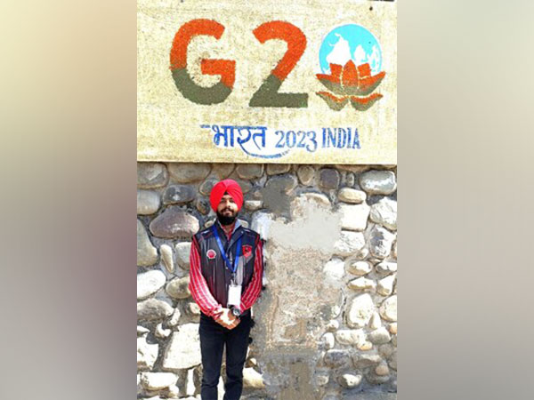 Navjot Singh while attending workshop on Disaster Management organised by Government of India under G-20 Summit; held at Chandigarh in 2023.