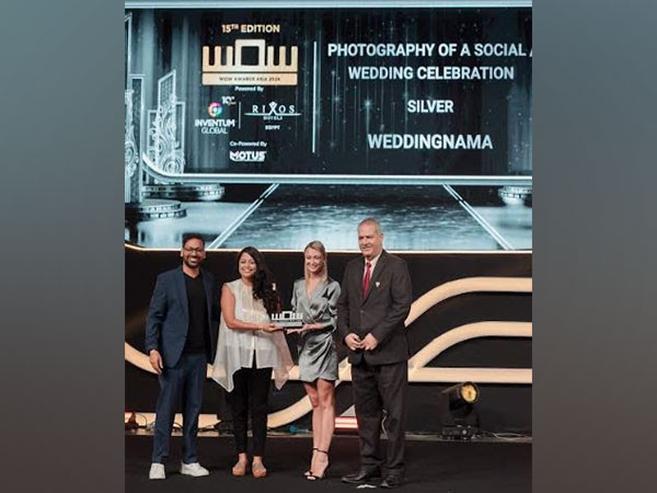 Luxury Wedding Photography Brand WeddingNama bags Gold and Silver Trophy at WOW Awards 2024