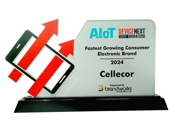 Cellecor Gadgets Limited Honoured as Fastest Growing Consumer Electronics Brand 2024 at 3rd DEVICENEXT SUMMIT & AWARDS