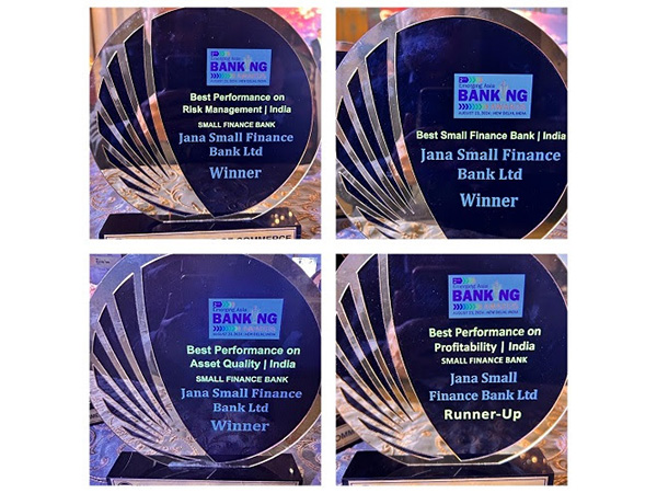 4 Awards won by Jana Small Finance Bank at 2nd ICC Emerging Asia Banking Conclave & Awards