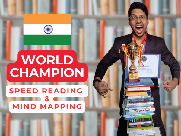 Rajneesh Barapatre: World No. 1 Brain Athlete in Speed Reading & Mind Mapping