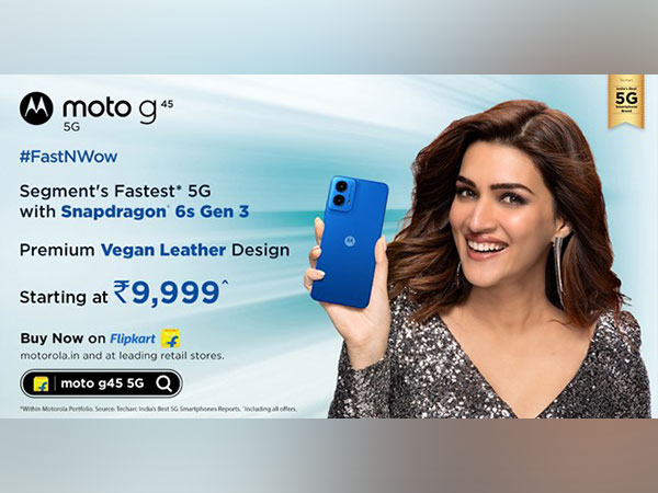 moto g45 5G goes on sale at just Rs. 9,999