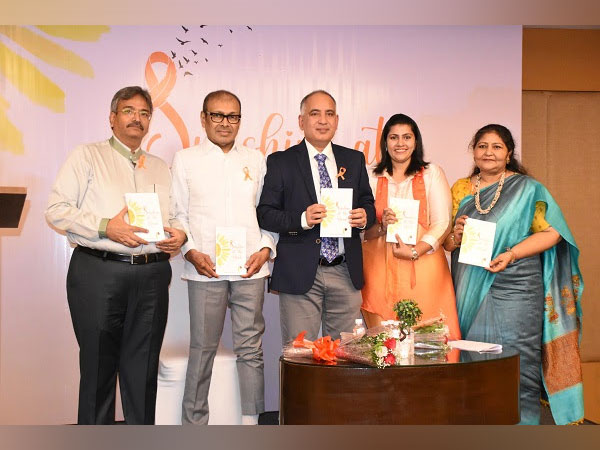 Left to Right: Author's Father, Dr. Sajan Hegde, Dr. T Raja, Book Author Dr. Priyanka Bagdi & her Mother