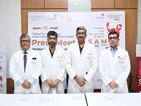 L-R - Dr. Sumit Singh, Dr. Saurabh Anand, Dr. Aditya Gupta & Dr. Tariq Matin