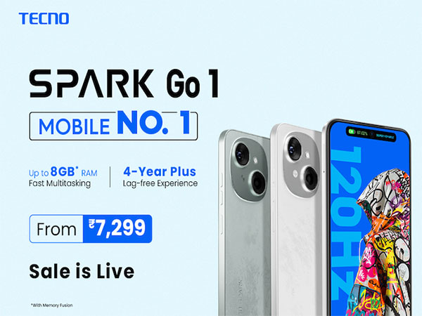 Mobile No. 1 'TECNO SPARK GO 1' Hits the Stage at Just Rs 7,299