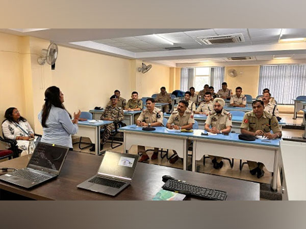 Police officers undergo Cyber Forensics and Terrorism training led by Galgotias University's Forensic Sciences team at CDTI