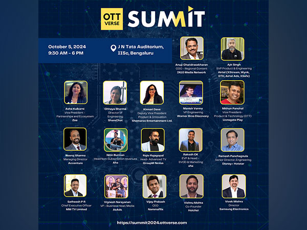 OTTVerse Summit 2024 to Propel India's OTT Revolution with Visionaries and Industry Leaders