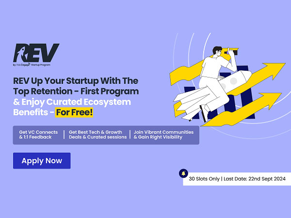 WebEngage launches REV by WebEngage Startup Program for early-stage startups